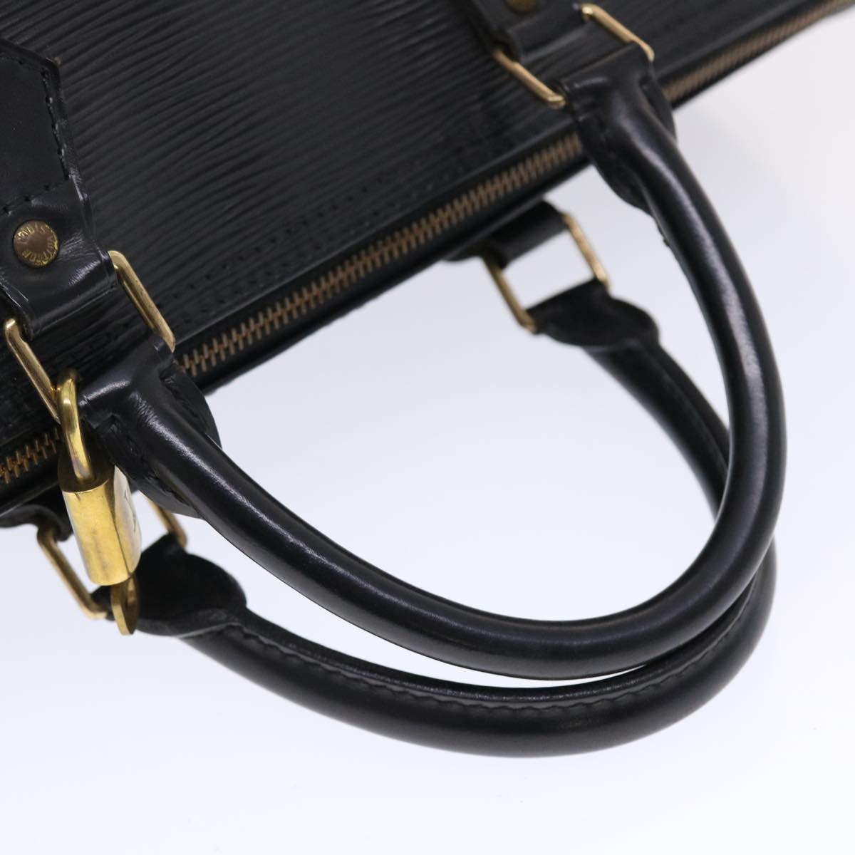 LOUIS VUITTON Epi Speedy 35 Hand Bag Black M42992 LV Auth 49395