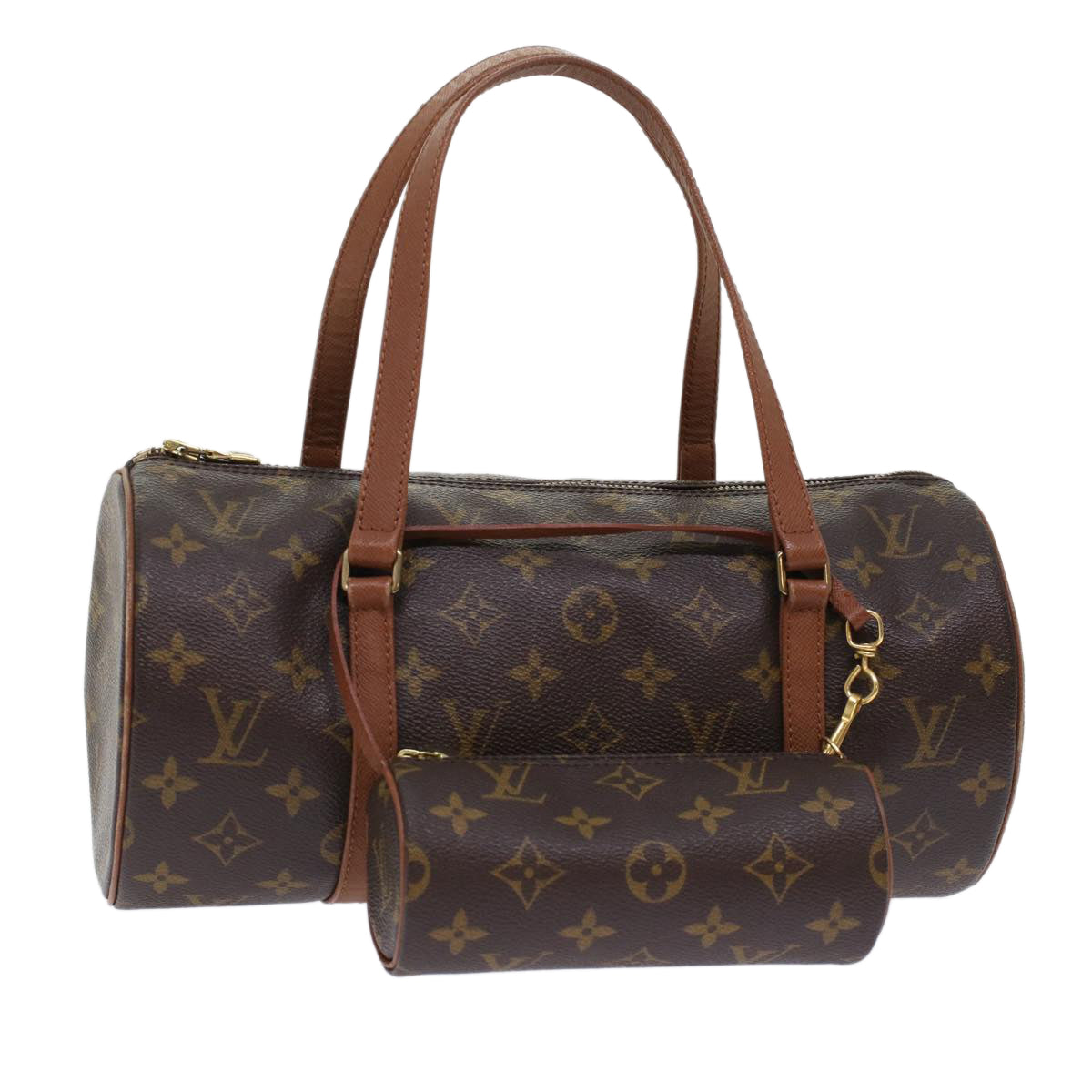 LOUIS VUITTON Monogram Papillon 30 Hand Bag M51385 LV Auth 49406