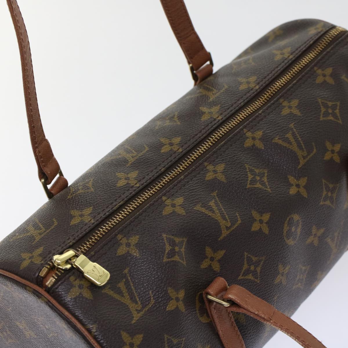 LOUIS VUITTON Monogram Papillon 30 Hand Bag M51385 LV Auth 49406