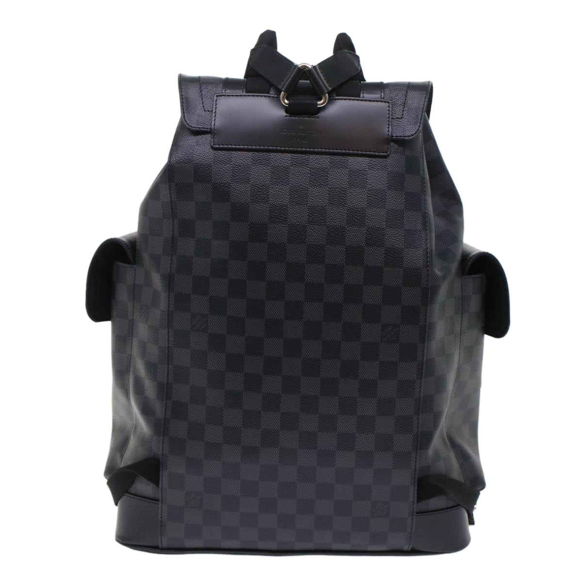LOUIS VUITTON Damier Graphite Christopher PM Backpack N40005 LV Auth 49422A - 0