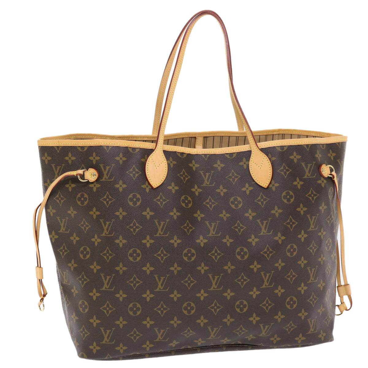 LOUIS VUITTON Monogram Neverfull GM Tote Bag M40157 LV Auth 49424