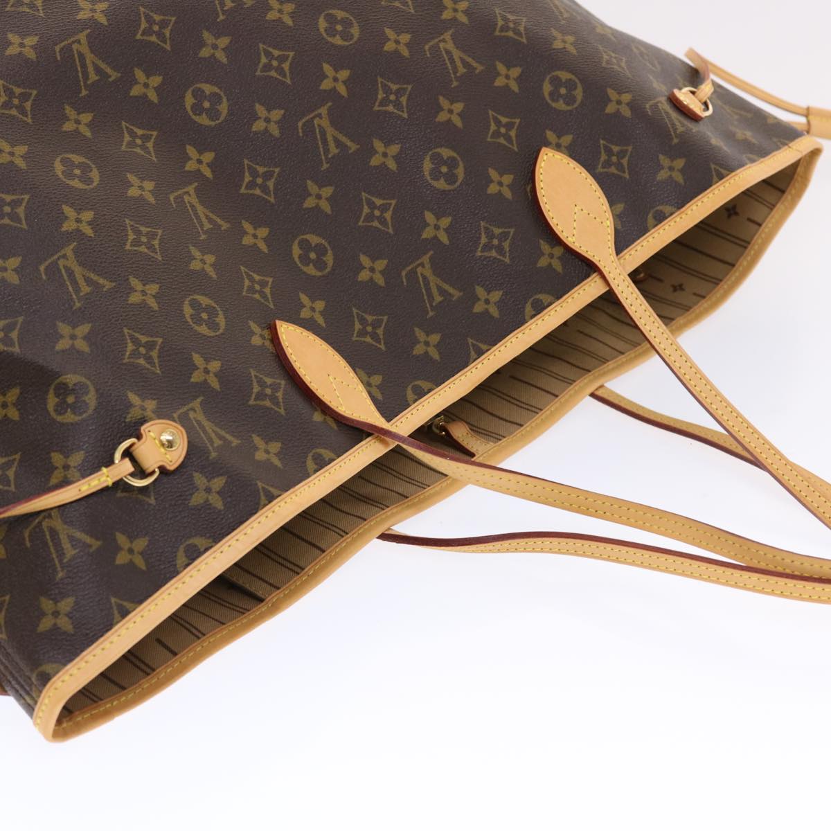 LOUIS VUITTON Monogram Neverfull GM Tote Bag M40157 LV Auth 49424