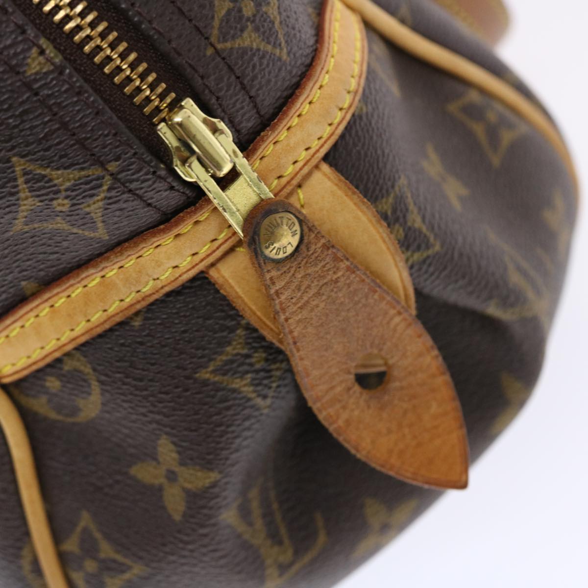 LOUIS VUITTON Monogram Montorgueil PM Hand Bag M95565 LV Auth 49427