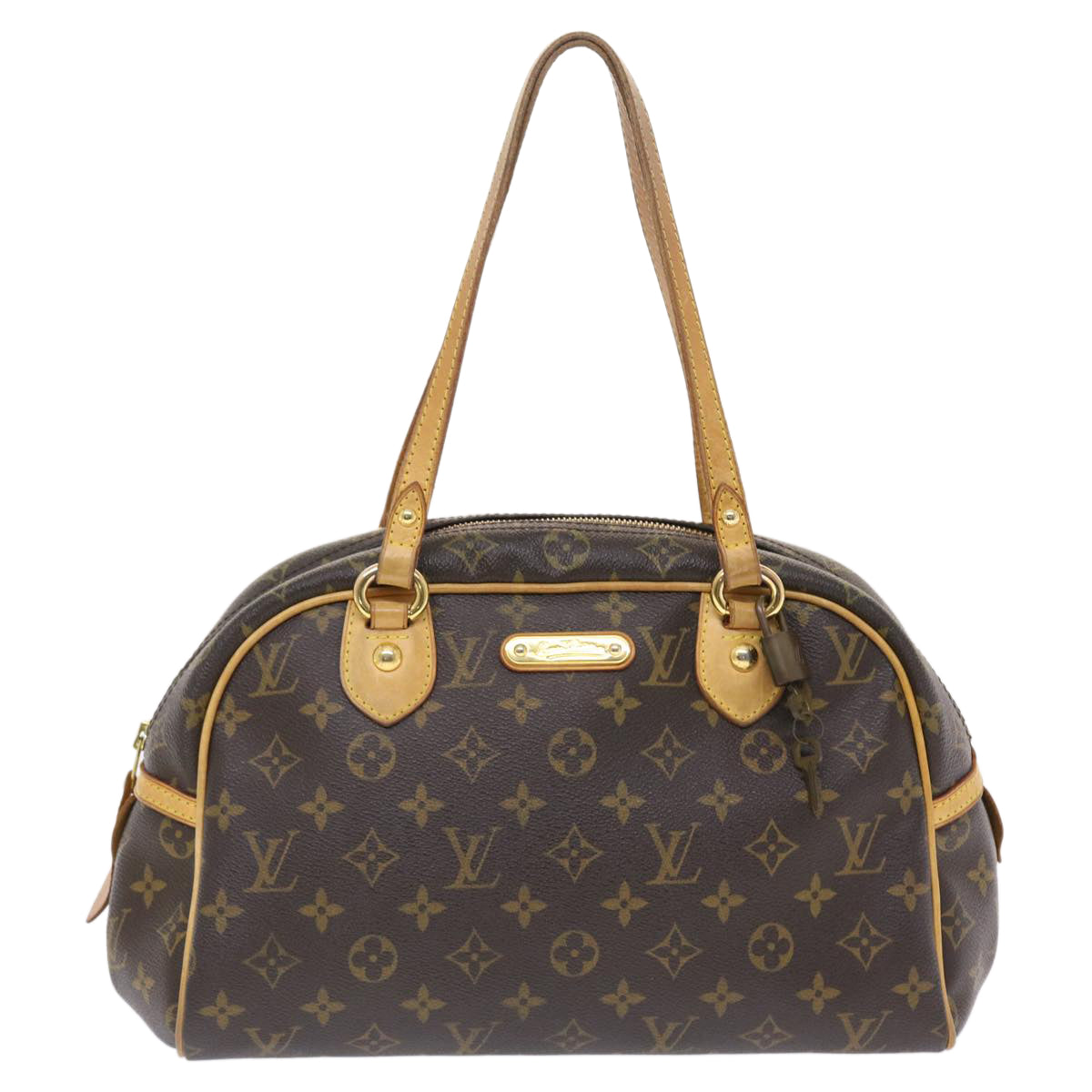 LOUIS VUITTON Monogram Montorgueil PM Hand Bag M95565 LV Auth 49427