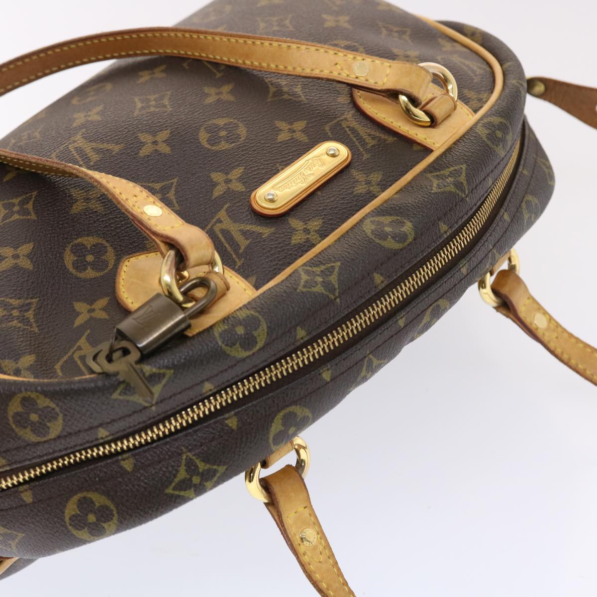 LOUIS VUITTON Monogram Montorgueil PM Hand Bag M95565 LV Auth 49427