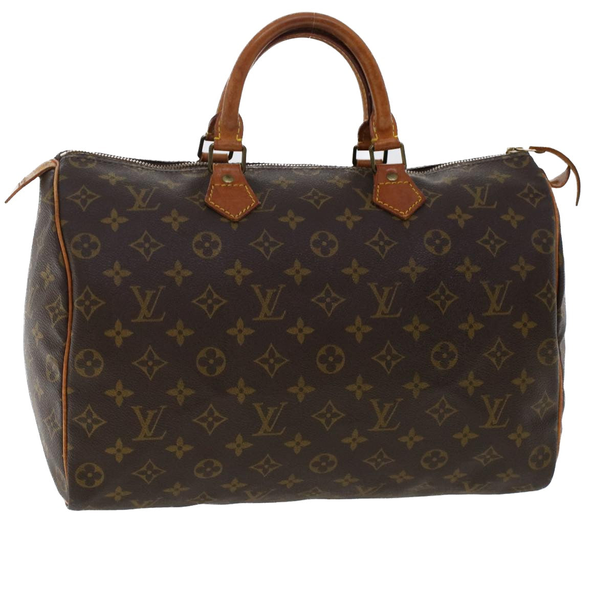 LOUIS VUITTON Monogram Speedy 35 Hand Bag M41524 LV Auth 49443