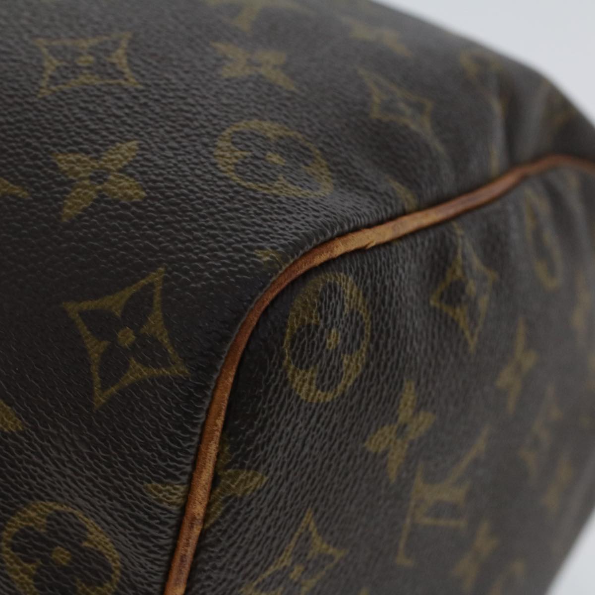 LOUIS VUITTON Monogram Speedy 35 Hand Bag M41524 LV Auth 49443