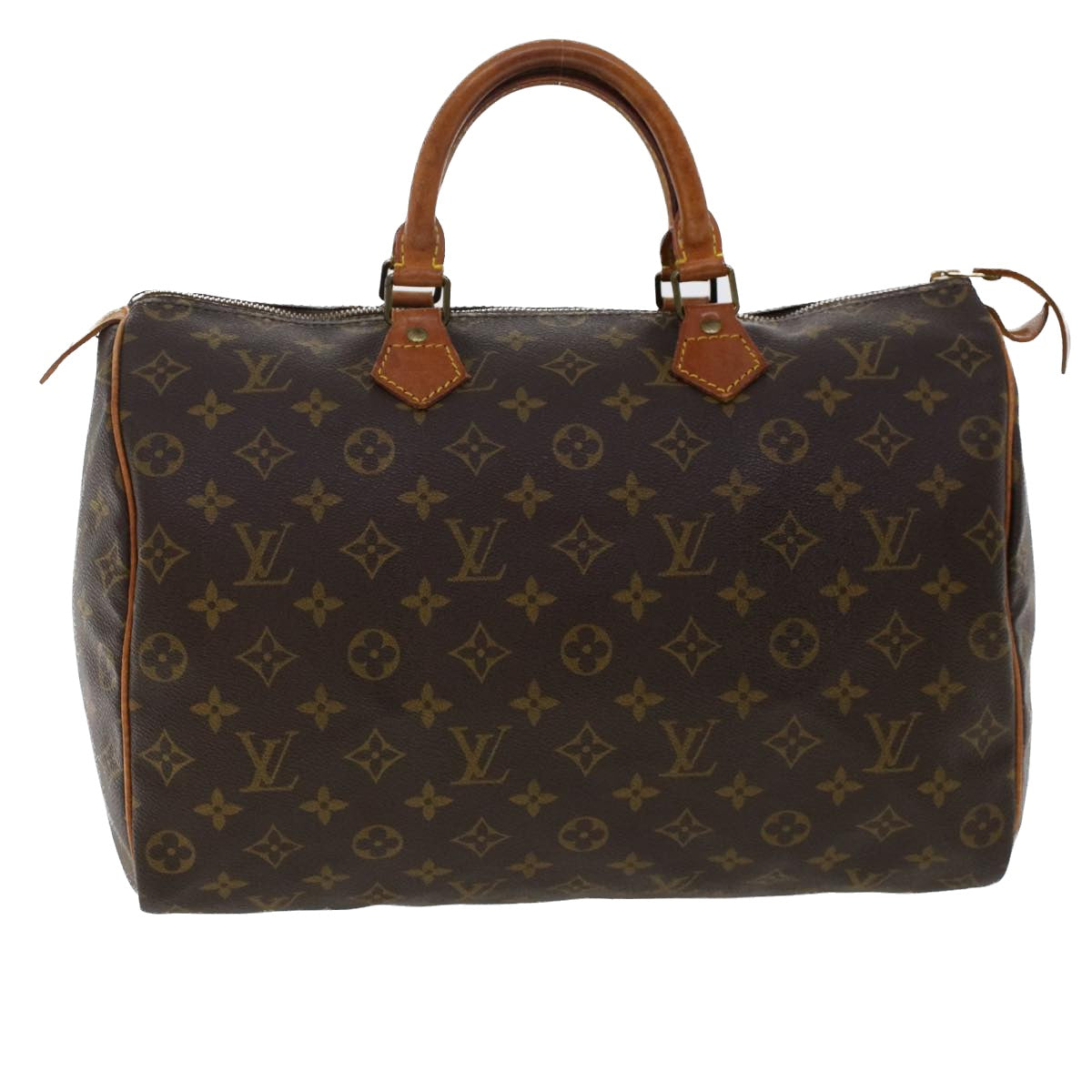 LOUIS VUITTON Monogram Speedy 35 Hand Bag M41524 LV Auth 49443