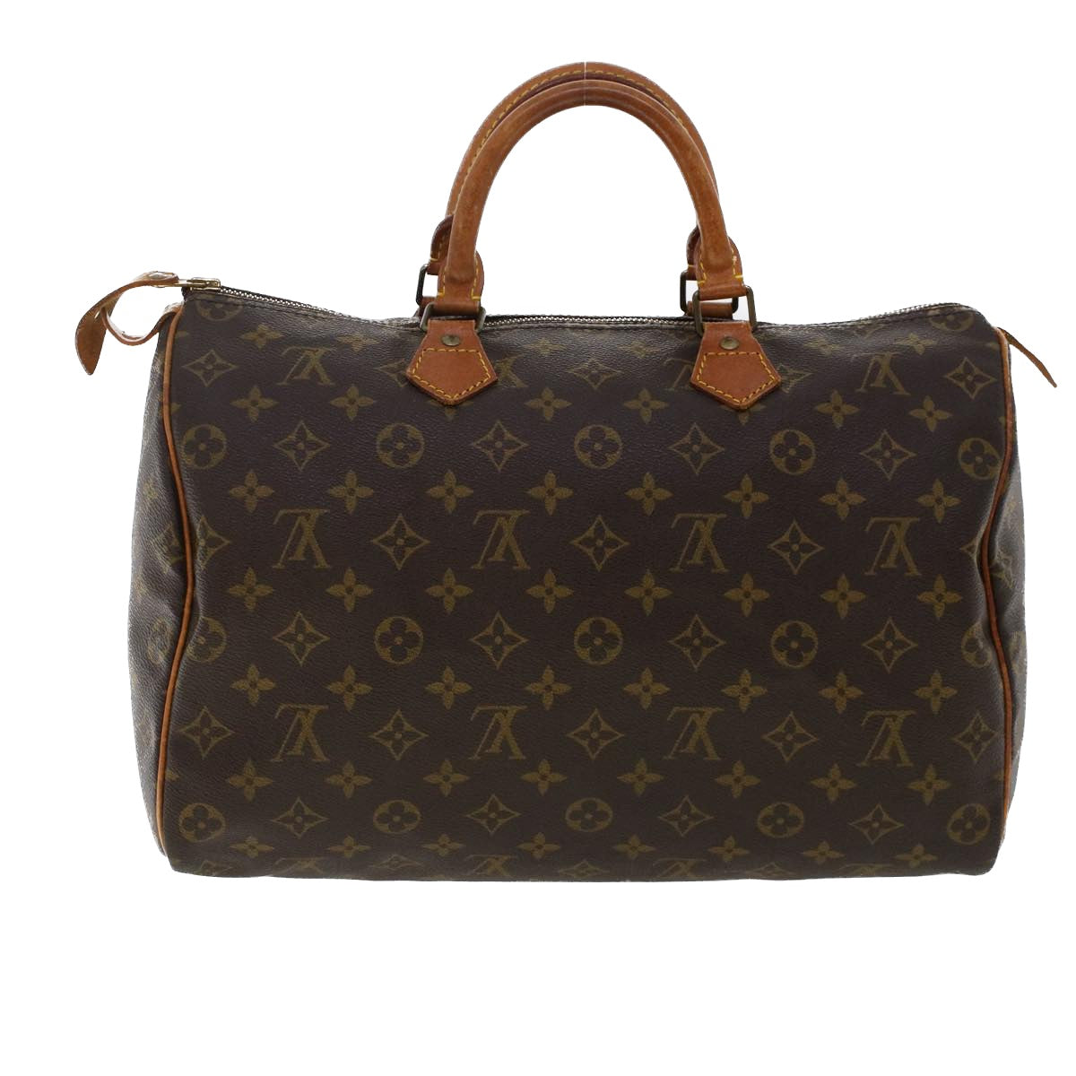 LOUIS VUITTON Monogram Speedy 35 Hand Bag M41524 LV Auth 49443