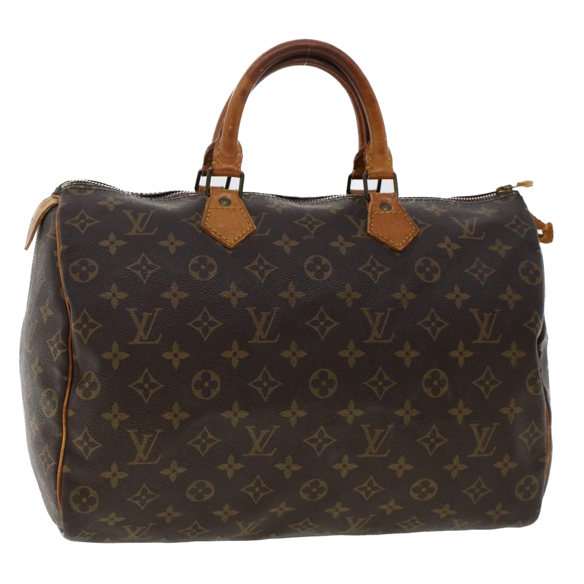 LOUIS VUITTON Monogram Speedy 35 Hand Bag M41524 LV Auth 49454