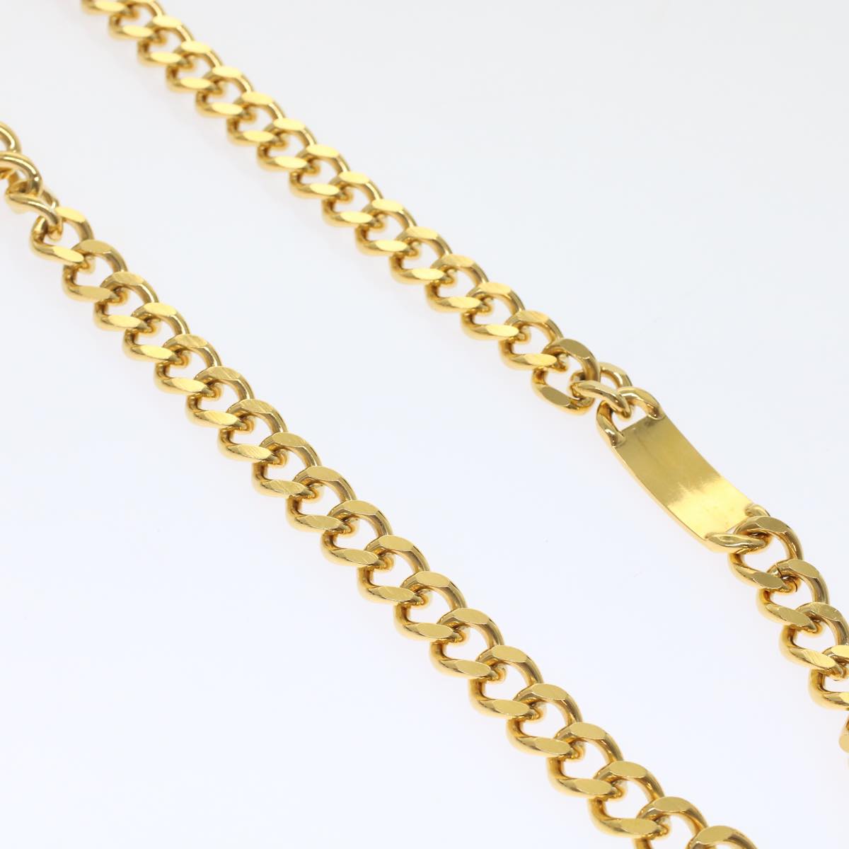 CHANEL Chain Belt Gold Tone CC Auth 49456A