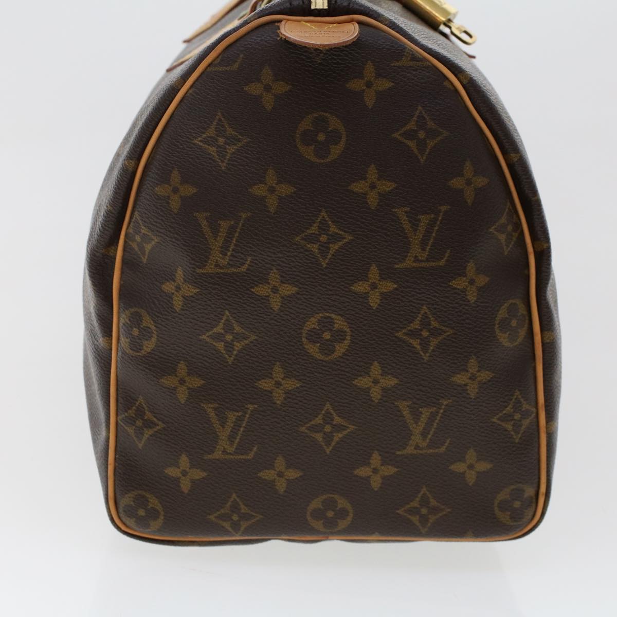 LOUIS VUITTON Monogram Speedy 35 Hand Bag M41524 LV Auth 49460