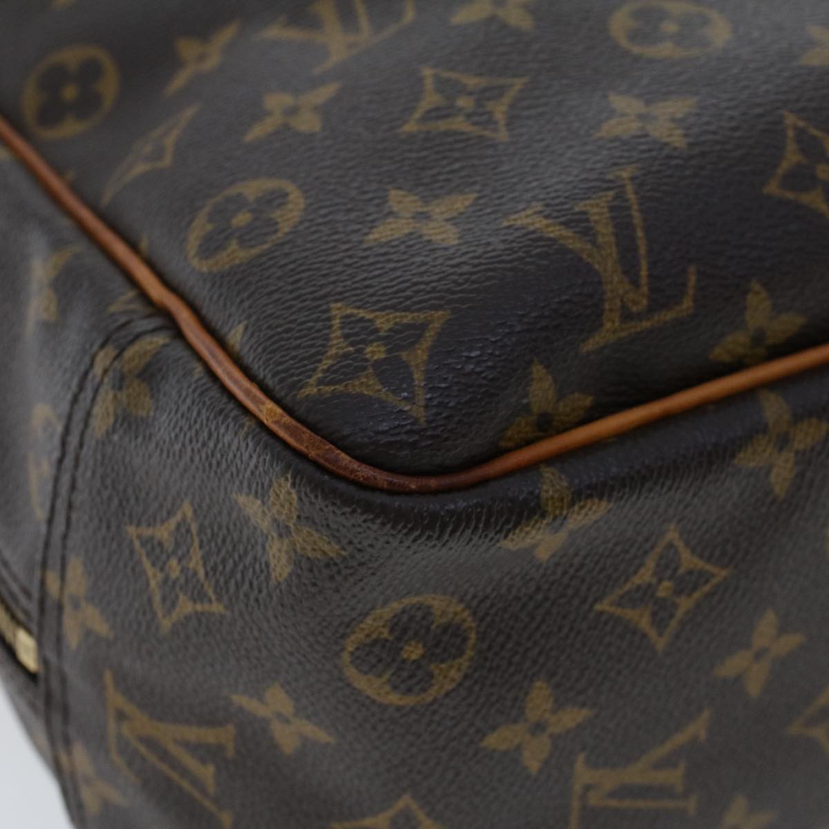 LOUIS VUITTON Monogram Deauville Hand Bag M47270 LV Auth 49540