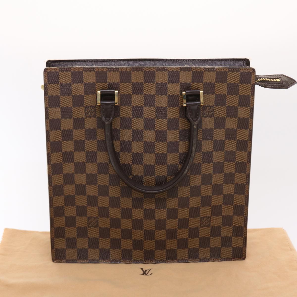 LOUIS VUITTON Damier Ebene Venice PM Hand Bag N51145 LV Auth 49541