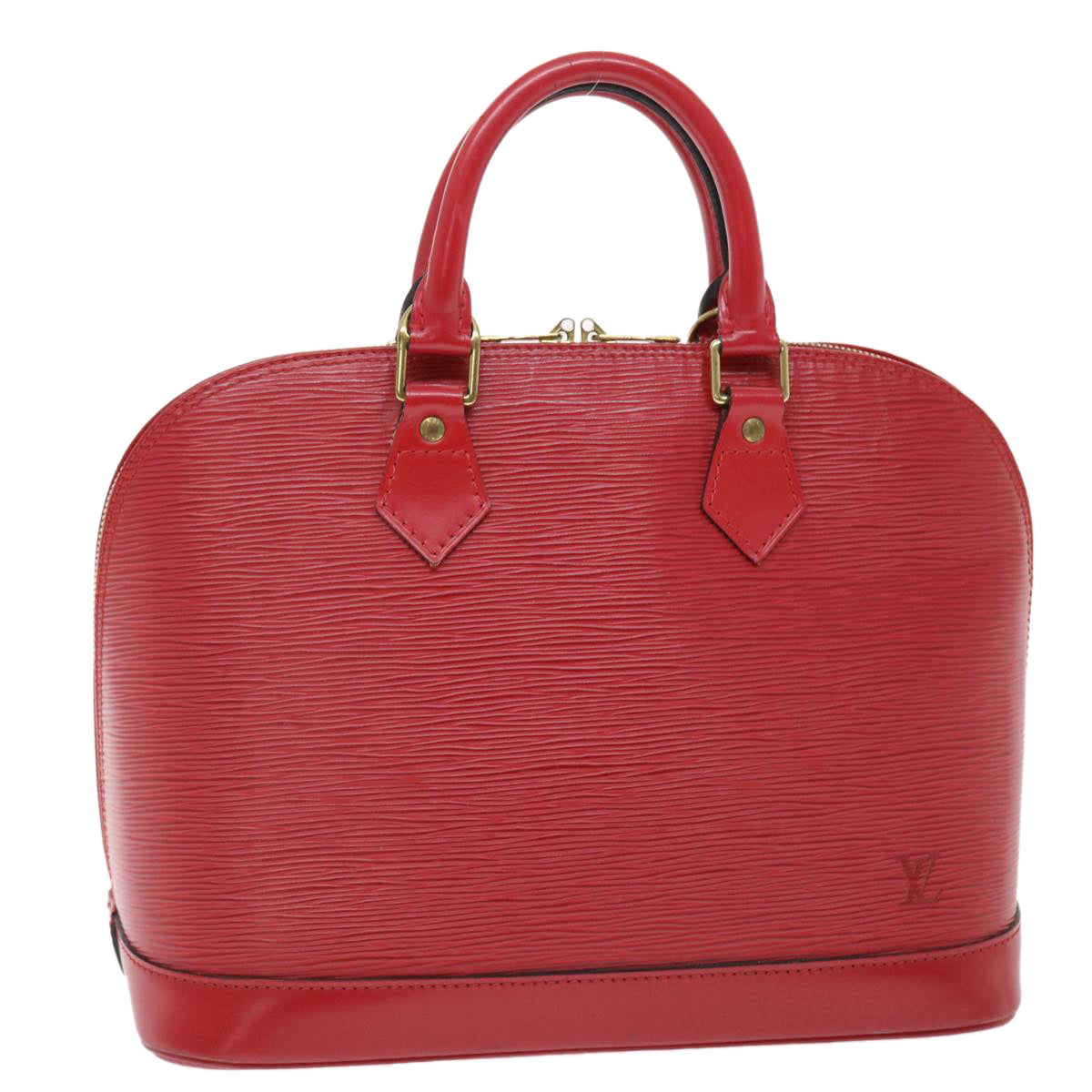 LOUIS VUITTON Epi Alma Hand Bag Castilian Red M52147 LV Auth 49568