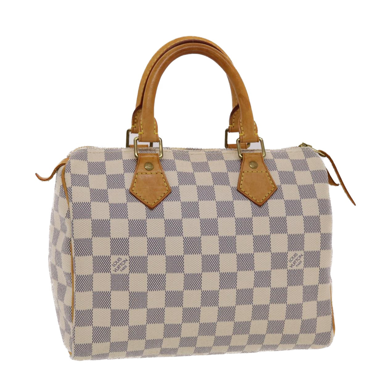 LOUIS VUITTON Damier Azur Speedy 25 Hand Bag N41534 LV Auth 49581