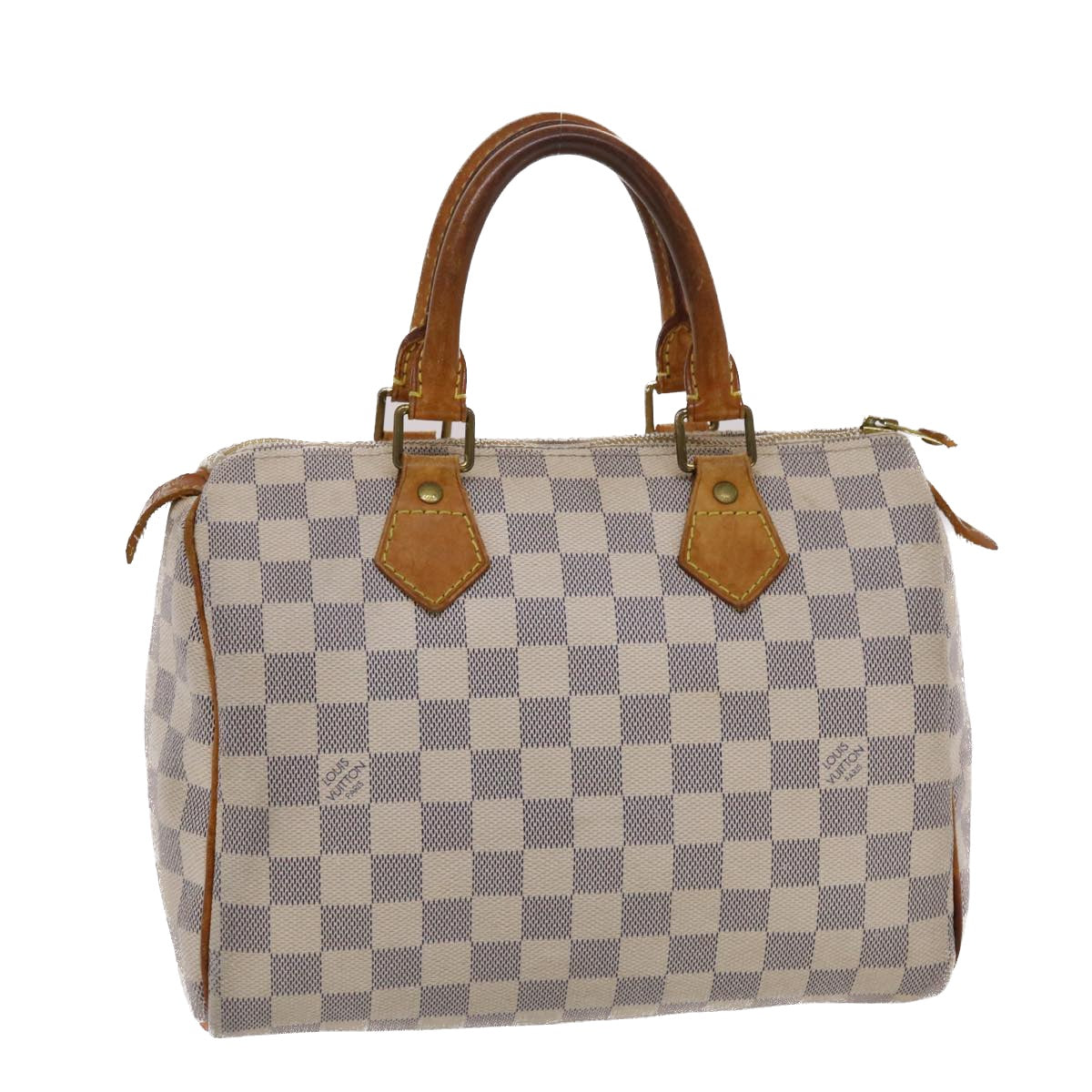 LOUIS VUITTON Damier Azur Speedy 25 Hand Bag N41534 LV Auth 49582