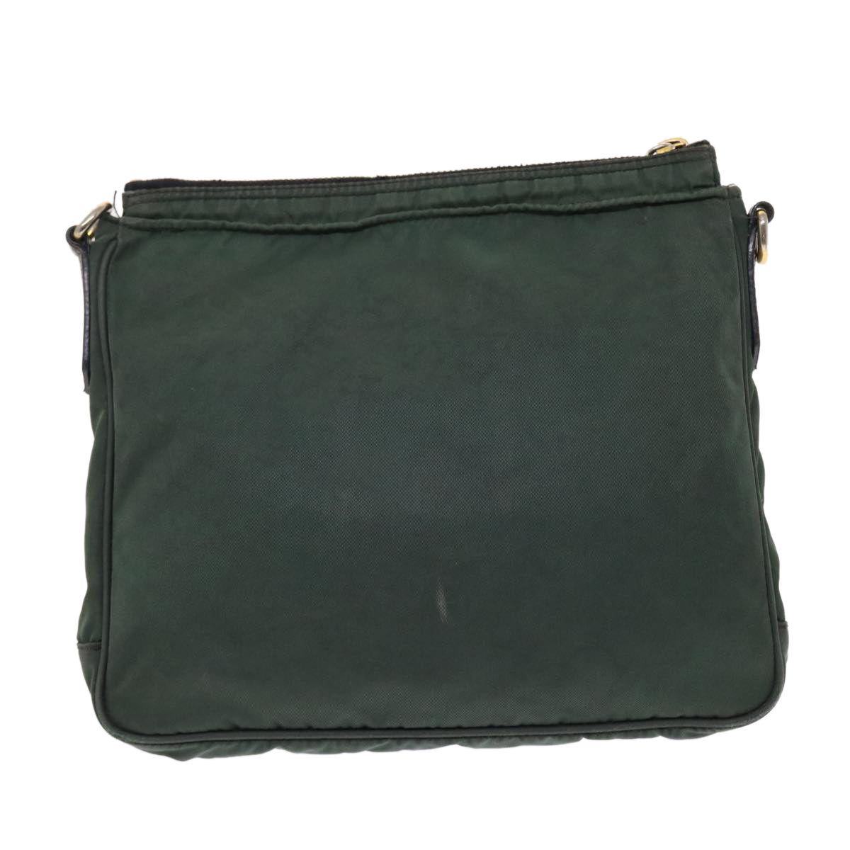 PRADA Shoulder Bag Nylon Green Auth 49588 - 0
