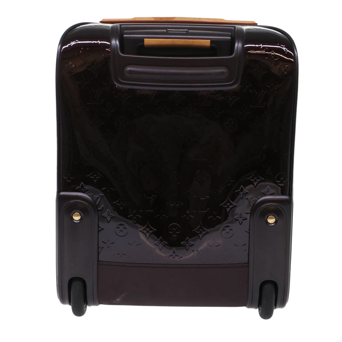 LOUIS VUITTON Monogram Vernis Pegas 45 Suitcase Rouge Favist M91277 Auth 49624 - 0