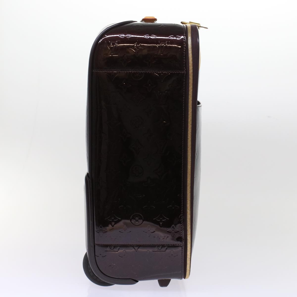 LOUIS VUITTON Monogram Vernis Pegas 45 Suitcase Rouge Favist M91277 Auth 49624