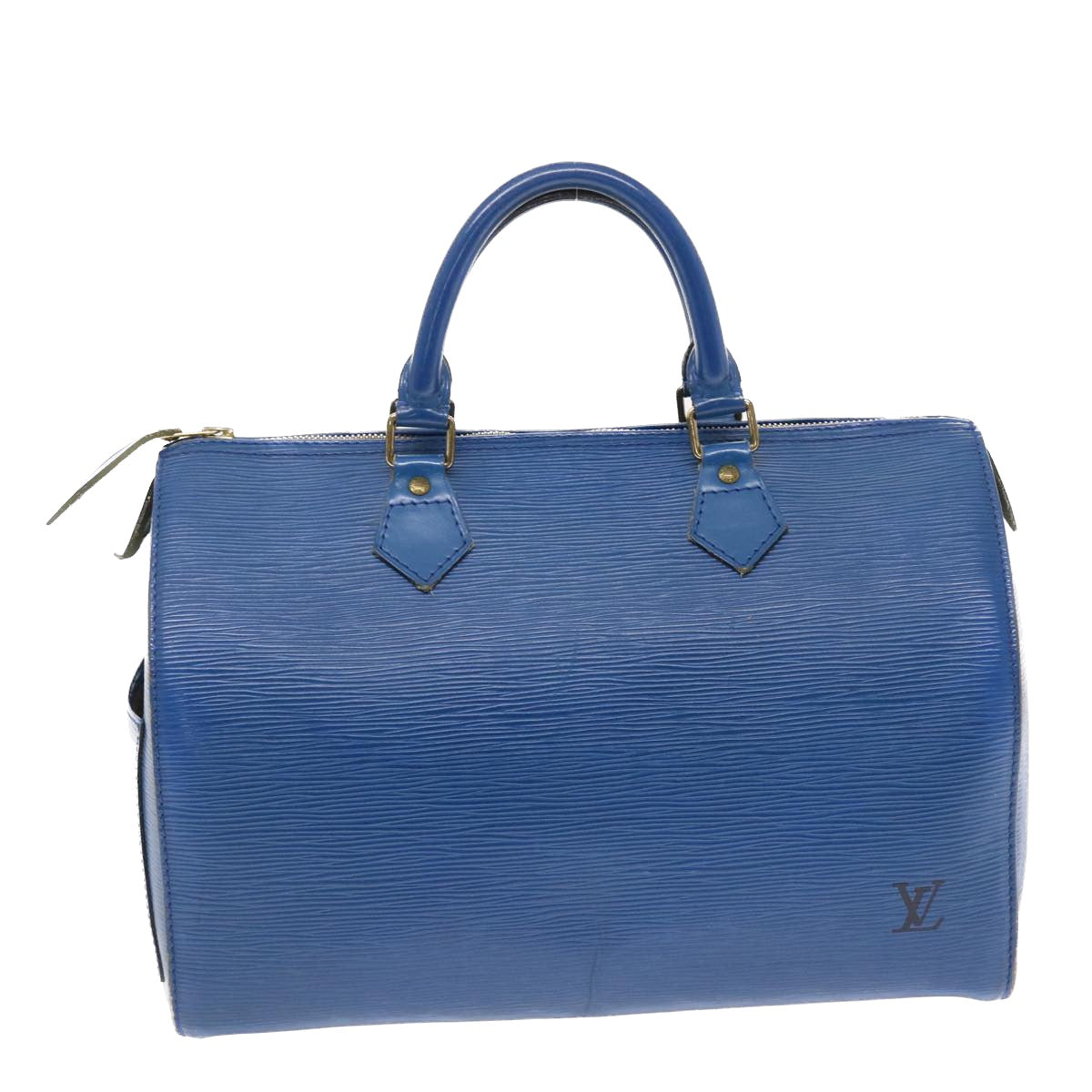 LOUIS VUITTON Epi Speedy 30 Hand Bag Toledo Blue M43005 LV Auth 49660 - 0