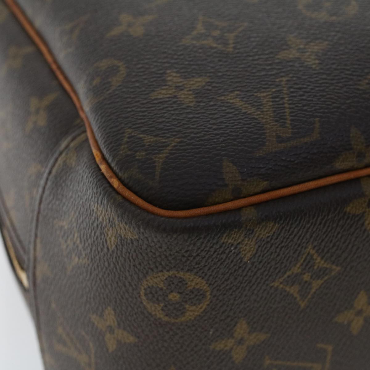 LOUIS VUITTON Monogram Deauville Hand Bag M47270 LV Auth 49661