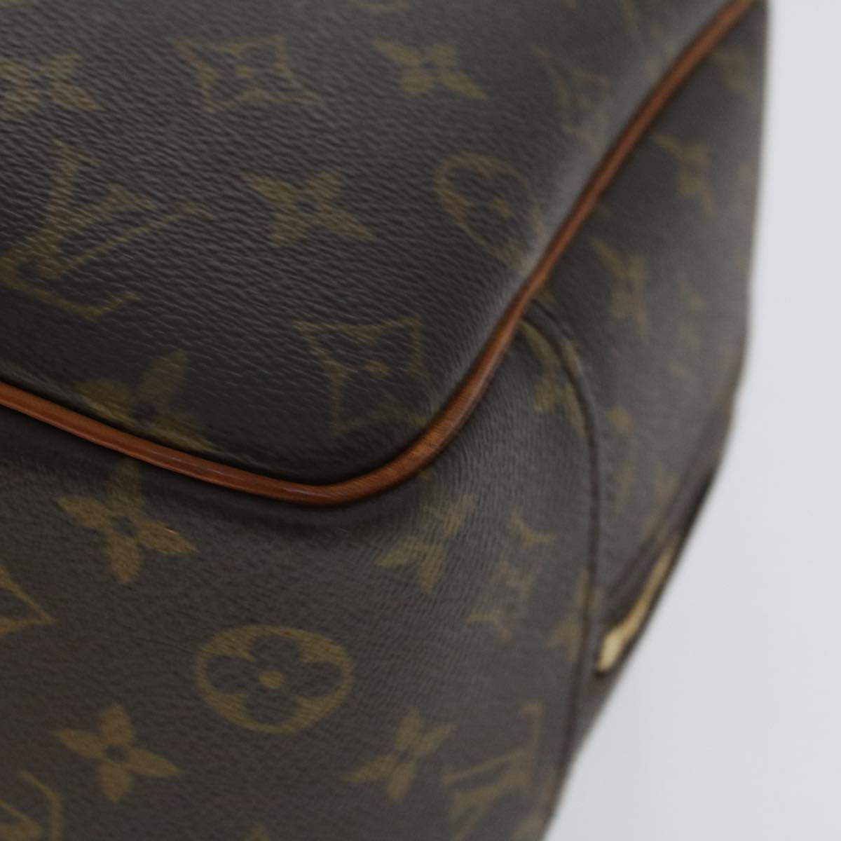 LOUIS VUITTON Monogram Deauville Hand Bag M47270 LV Auth 49661