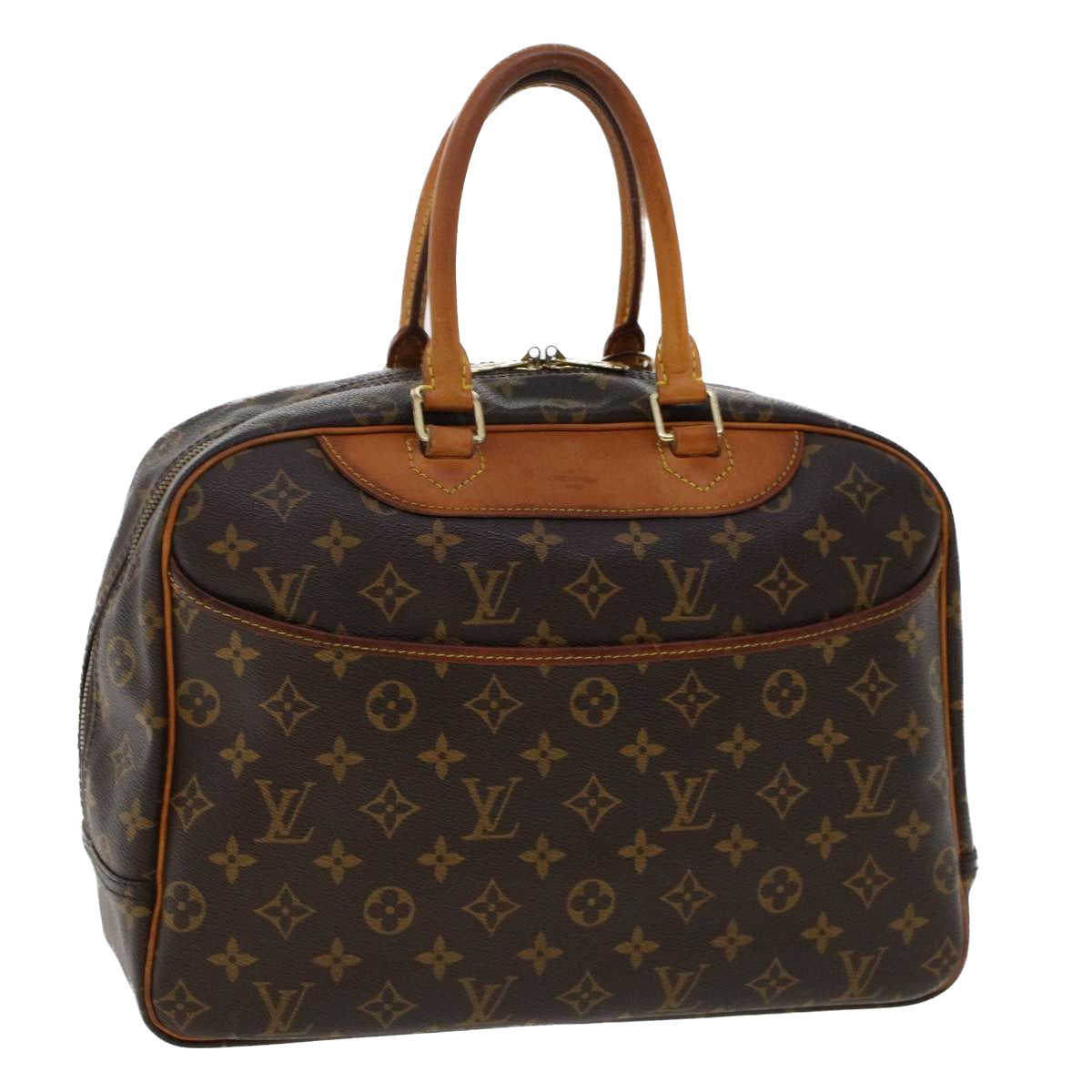 LOUIS VUITTON Monogram Deauville Hand Bag M47270 LV Auth 49662