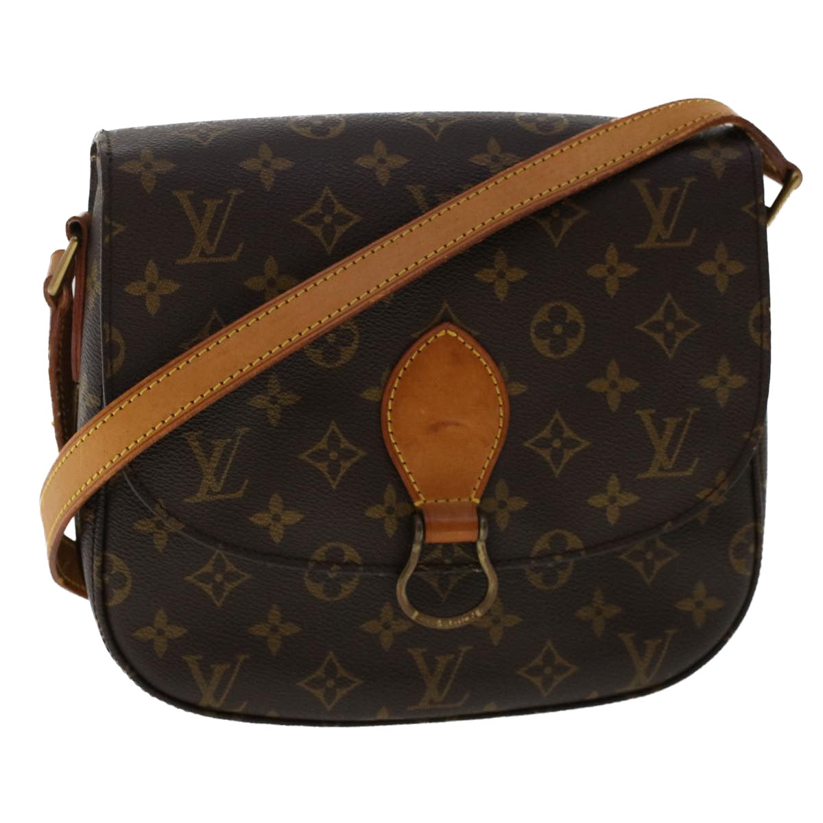 LOUIS VUITTON Monogram Saint Cloud GM Shoulder Bag M51242 LV Auth 49714