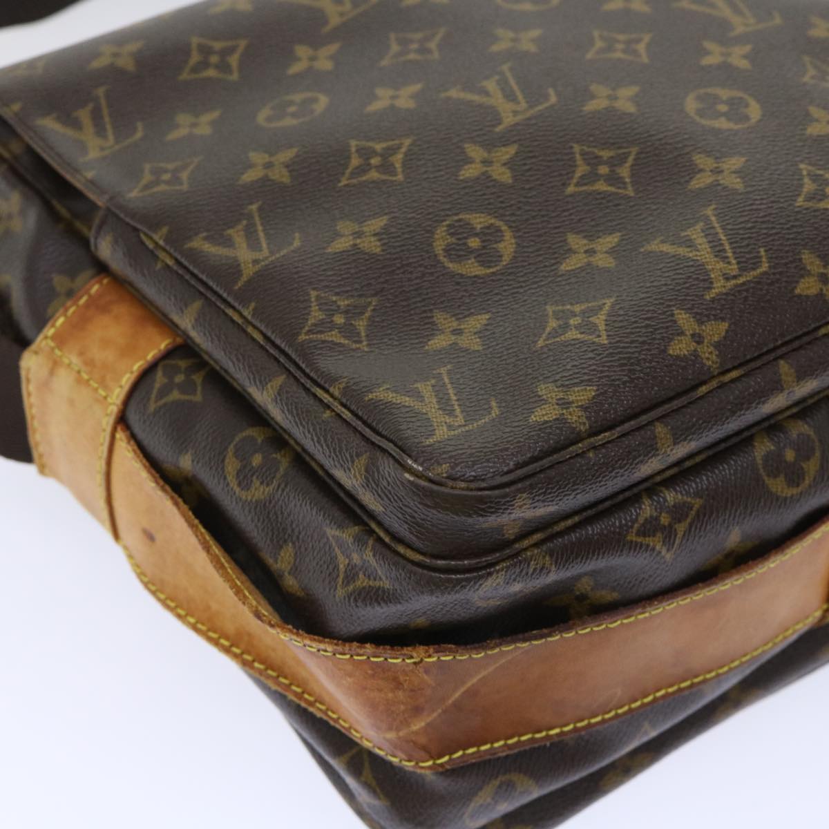 LOUIS VUITTON Monogram Naviglio Shoulder Bag M50205 LV Auth 49720