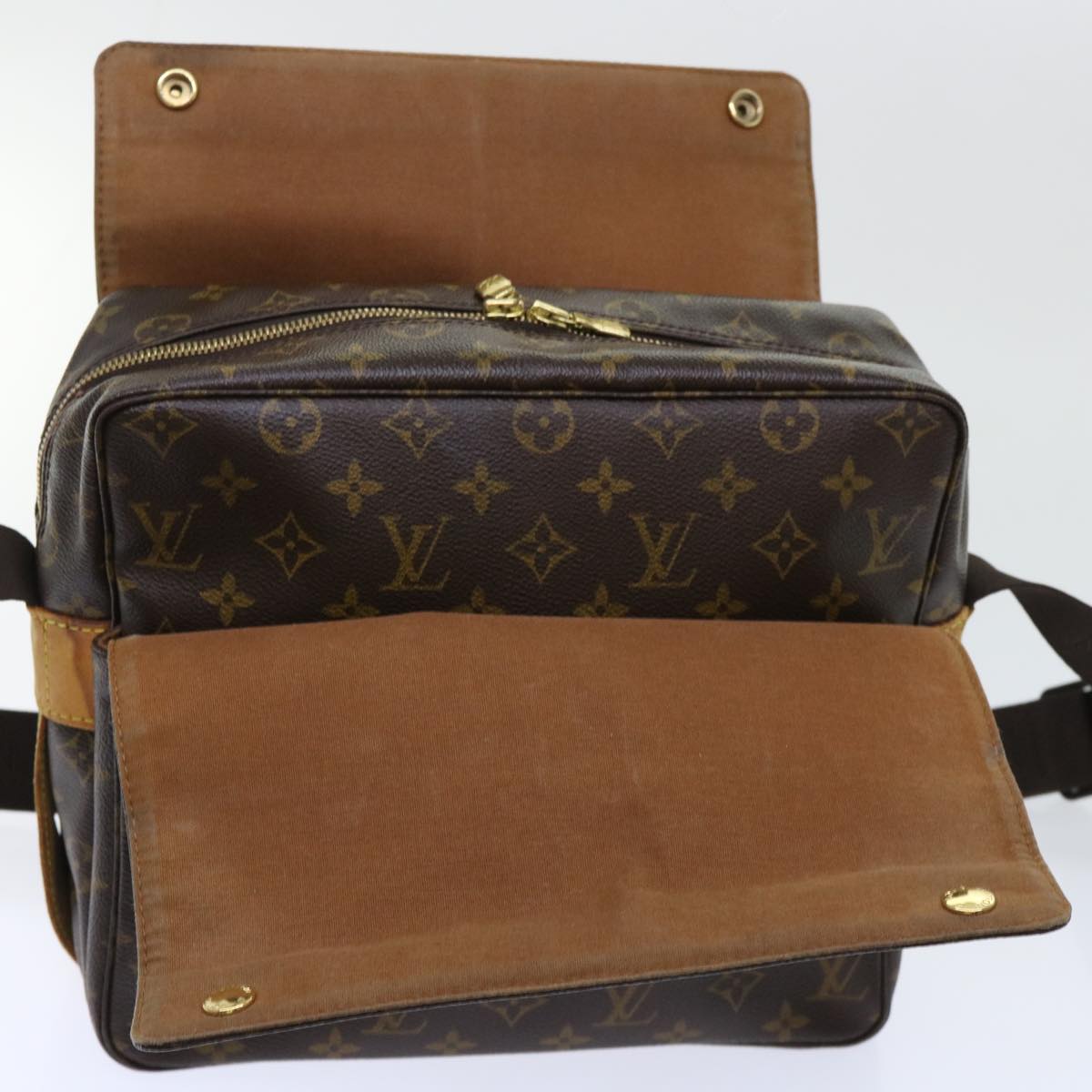 LOUIS VUITTON Monogram Naviglio Shoulder Bag M50205 LV Auth 49720