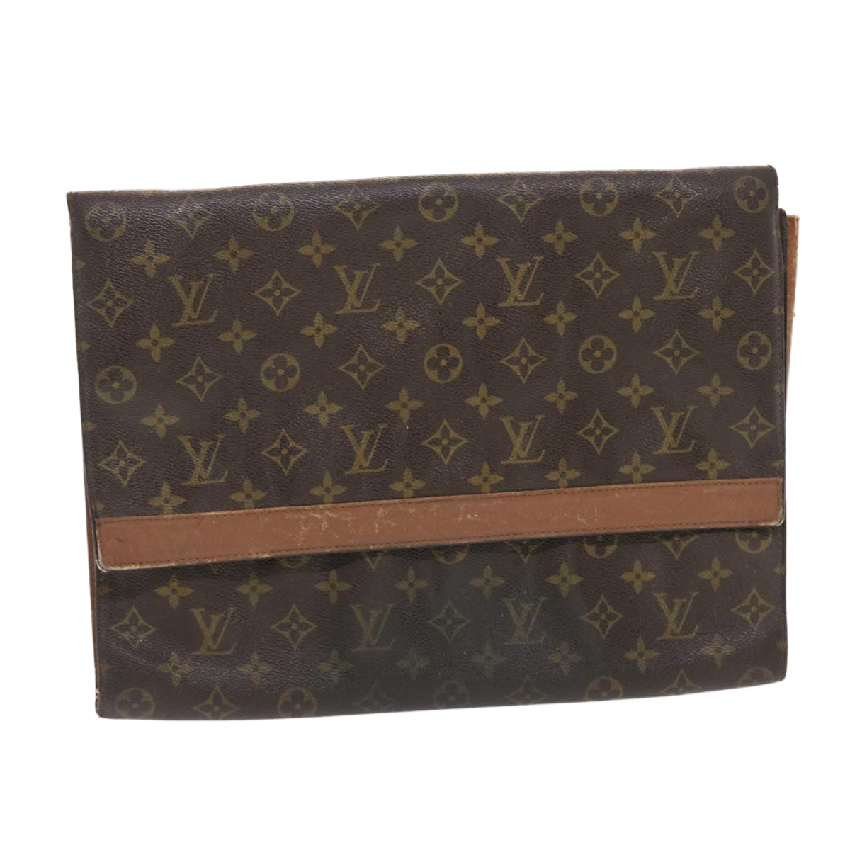 LOUIS VUITTON Monogram Porte Envelope Clutch Bag M51801 LV Auth 49723