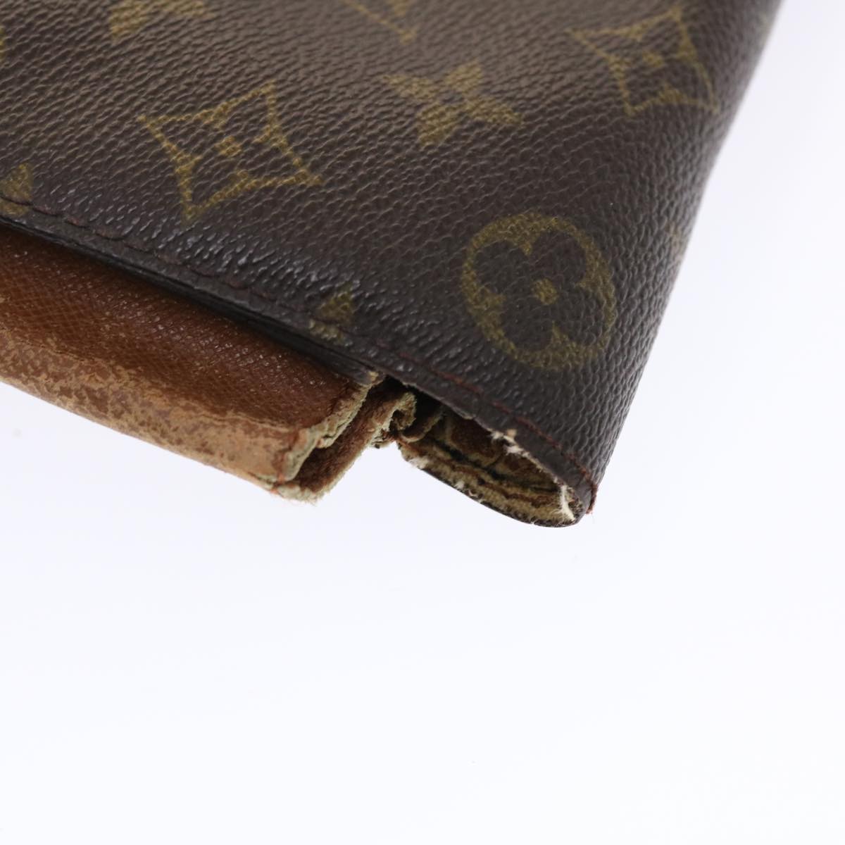 LOUIS VUITTON Monogram Porte Envelope Clutch Bag M51801 LV Auth 49723