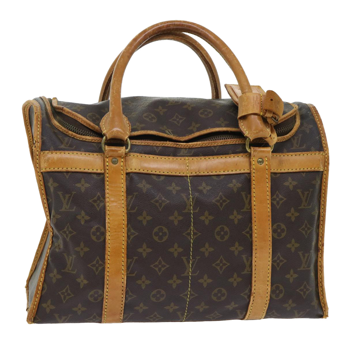 LOUIS VUITTON Monogram Sac Shan 40 Pet Carry M42024 LV Auth 49725