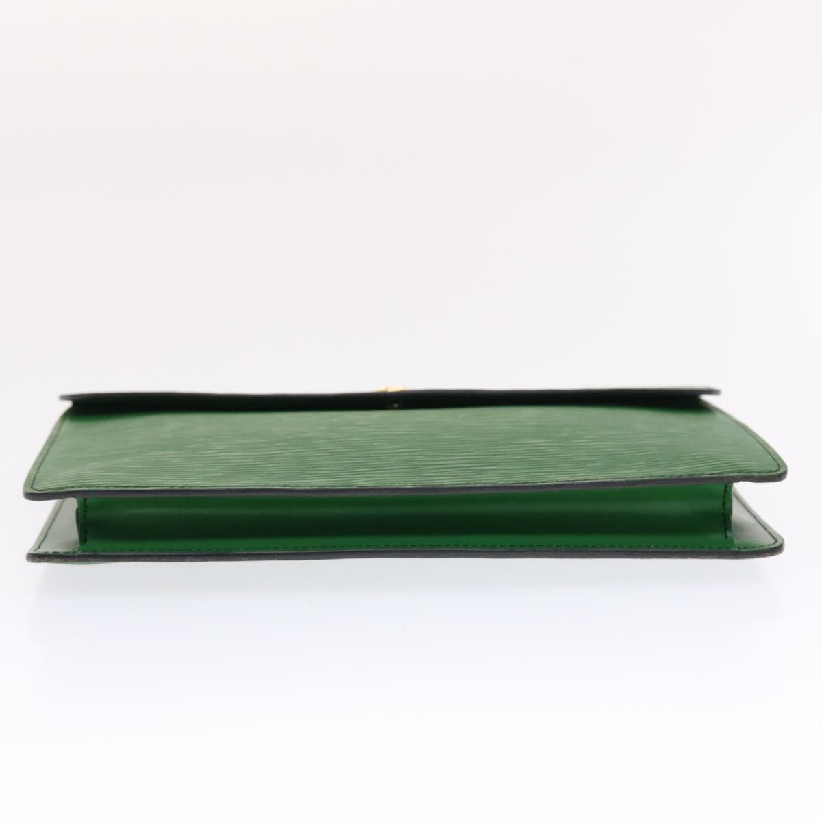 LOUIS VUITTON Epi Montaigne 27 Clutch Bag Green M52654 LV Auth 49747