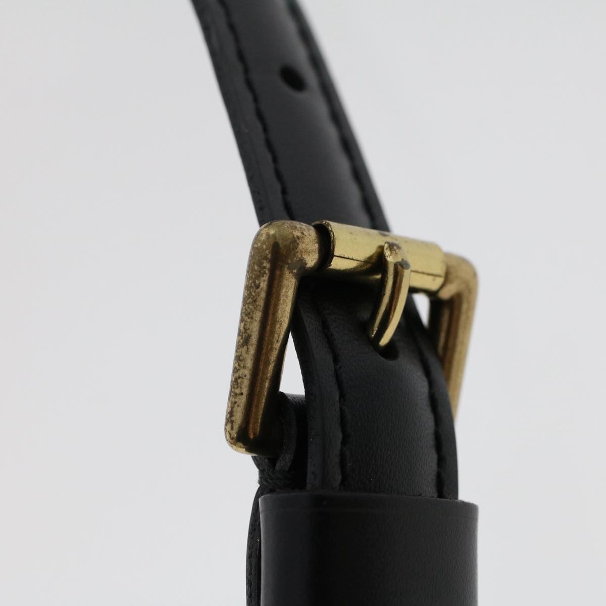 LOUIS VUITTON Epi Shoulder Strap 37""-44.1"" Black LV Auth 49754