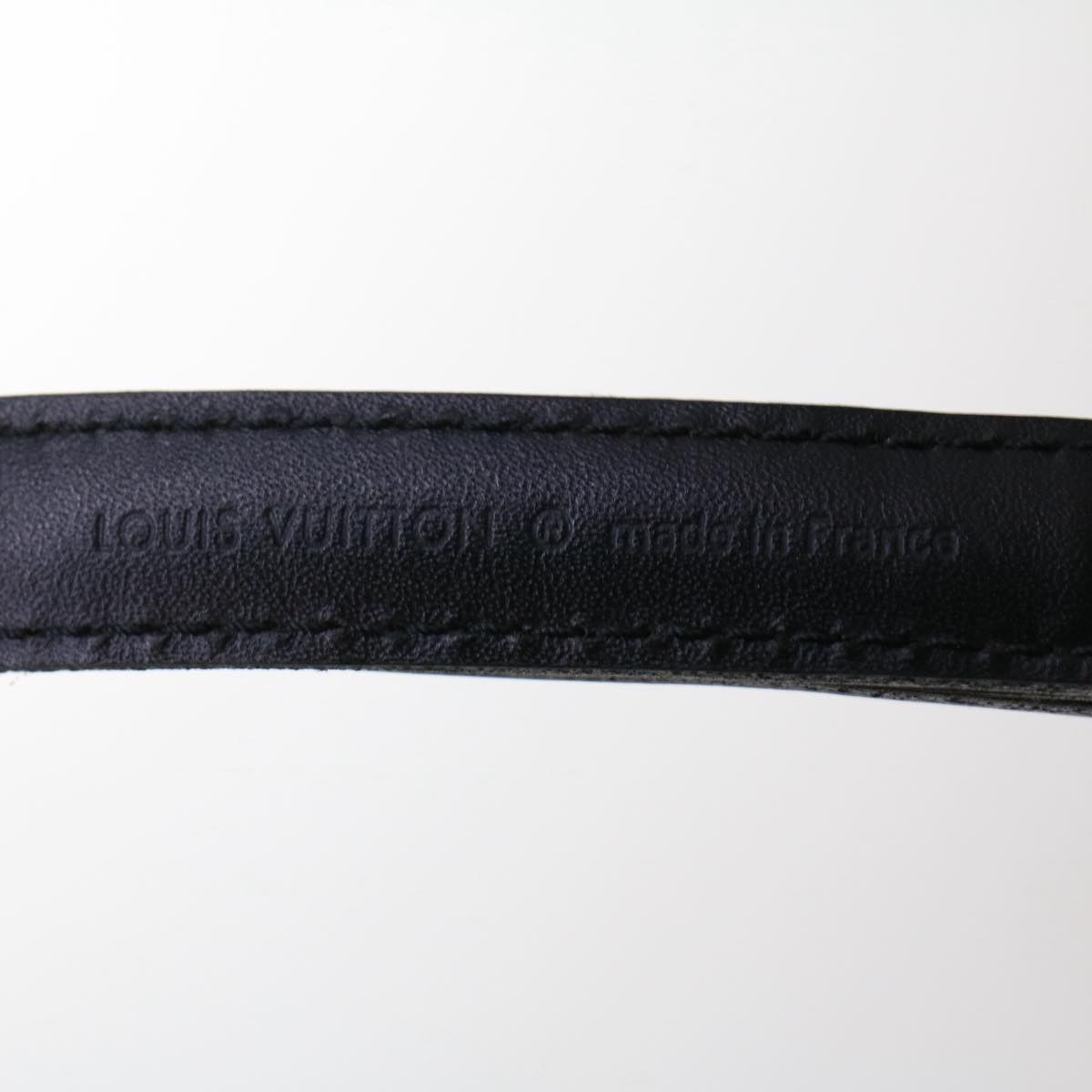 LOUIS VUITTON Epi Shoulder Strap 37""-44.1"" Black LV Auth 49754