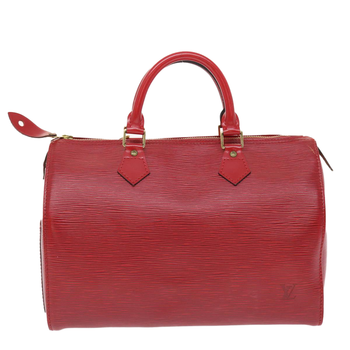 LOUIS VUITTON Epi Speedy 30 Hand Bag Castilian Red M43007 LV Auth 49758 - 0