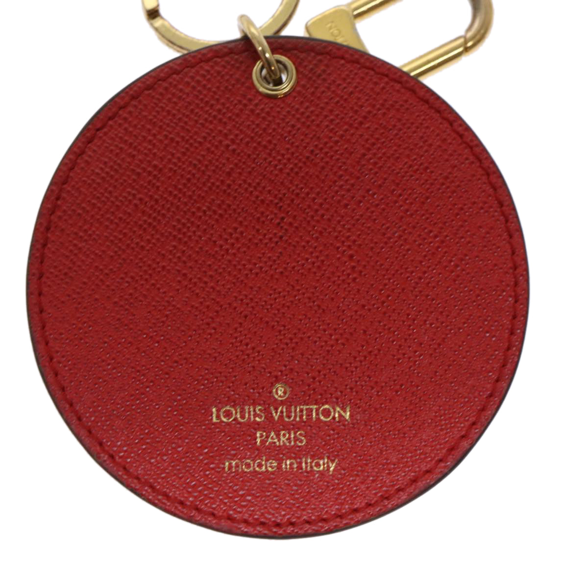 LOUIS VUITTON Monogram Porte Cles Monogram Check Key Holder M68657 LV Auth 49861 - 0