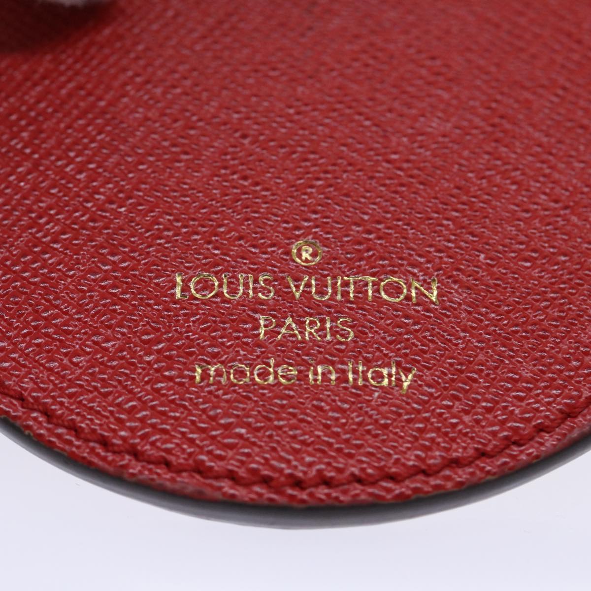 LOUIS VUITTON Monogram Porte Cles Monogram Check Key Holder M68657 LV Auth 49861