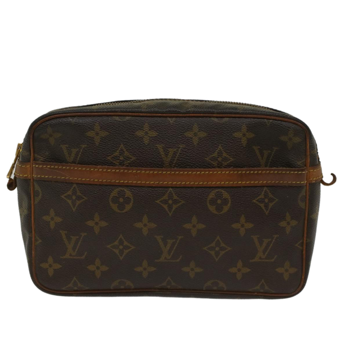 LOUIS VUITTON Monogram Compiegne 23 Clutch Bag M51847 LV Auth 49862