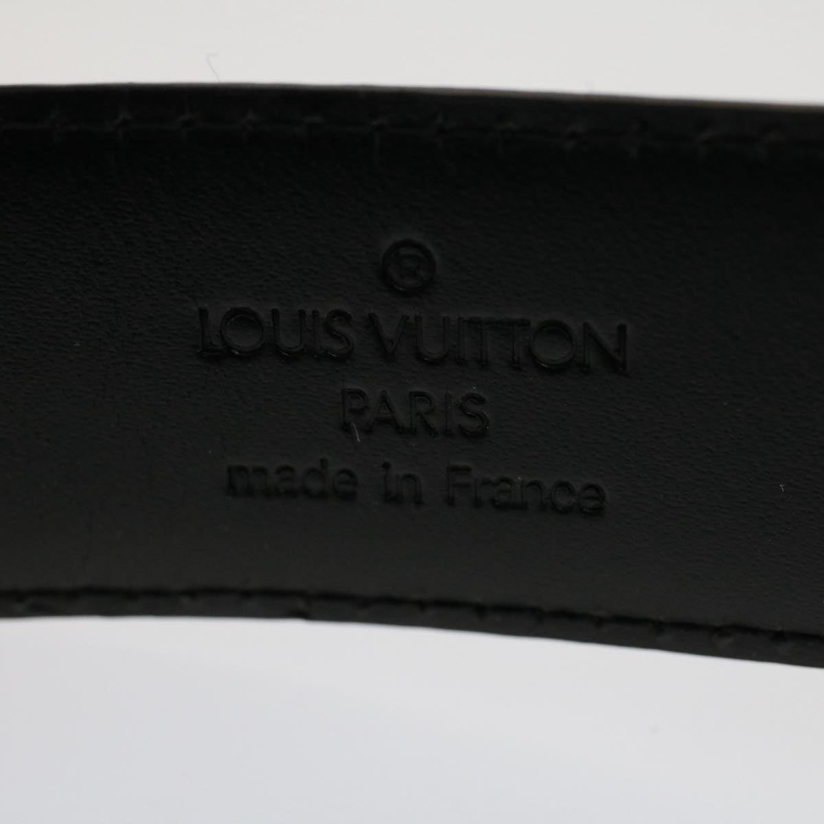 LOUIS VUITTON Epi Ceinture Belt Black R15002 LV Auth 49875