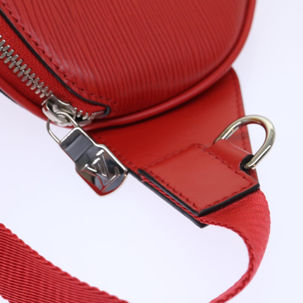LOUIS VUITTON × Supreme Epi Bum Bag Waist Bag Red M53418 LV Auth 49892A