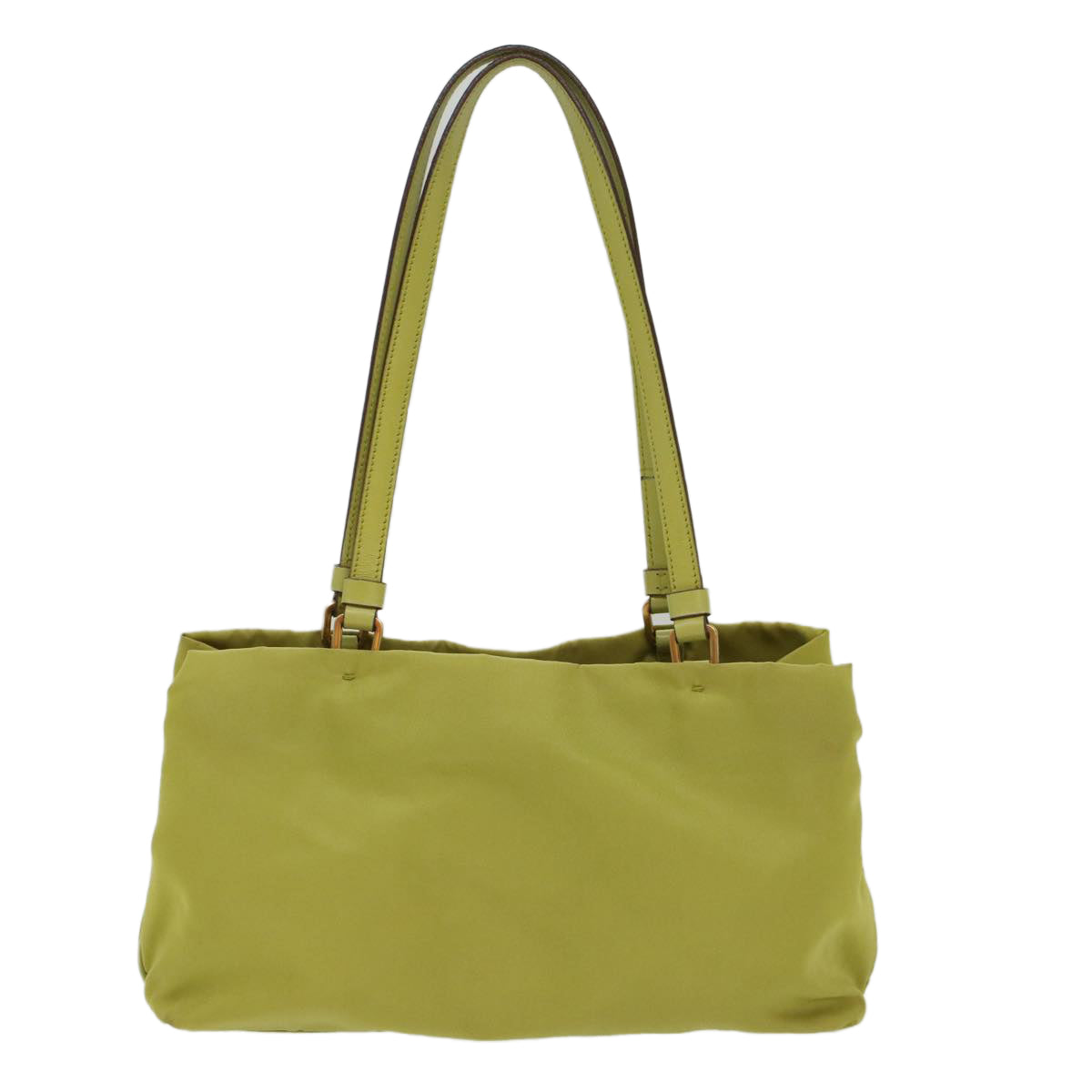 PRADA Shoulder Bag Nylon Green Auth 49898