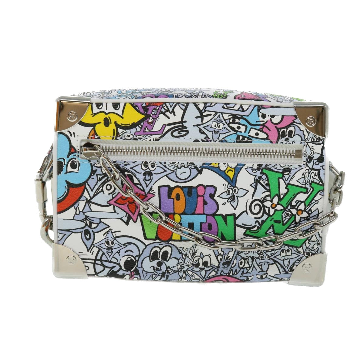 LOUIS VUITTON Monogram Comics Mini Soft Trunk Bag Multicolor M82008 Auth 49928A