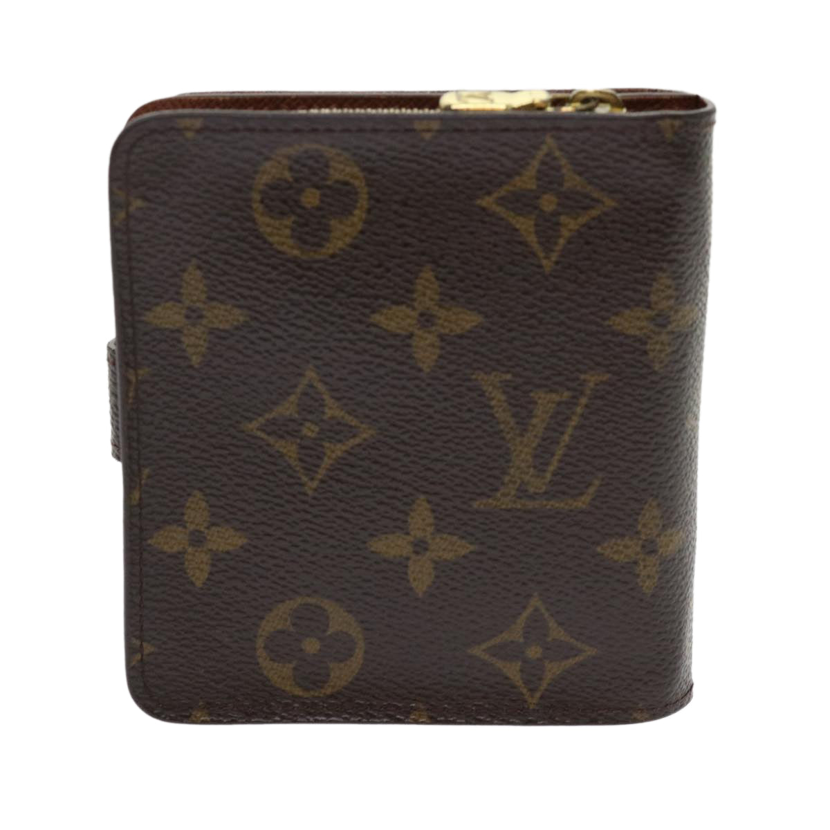 LOUIS VUITTON Monogram Compact Zip Wallet M61667 LV Auth 49948 - 0