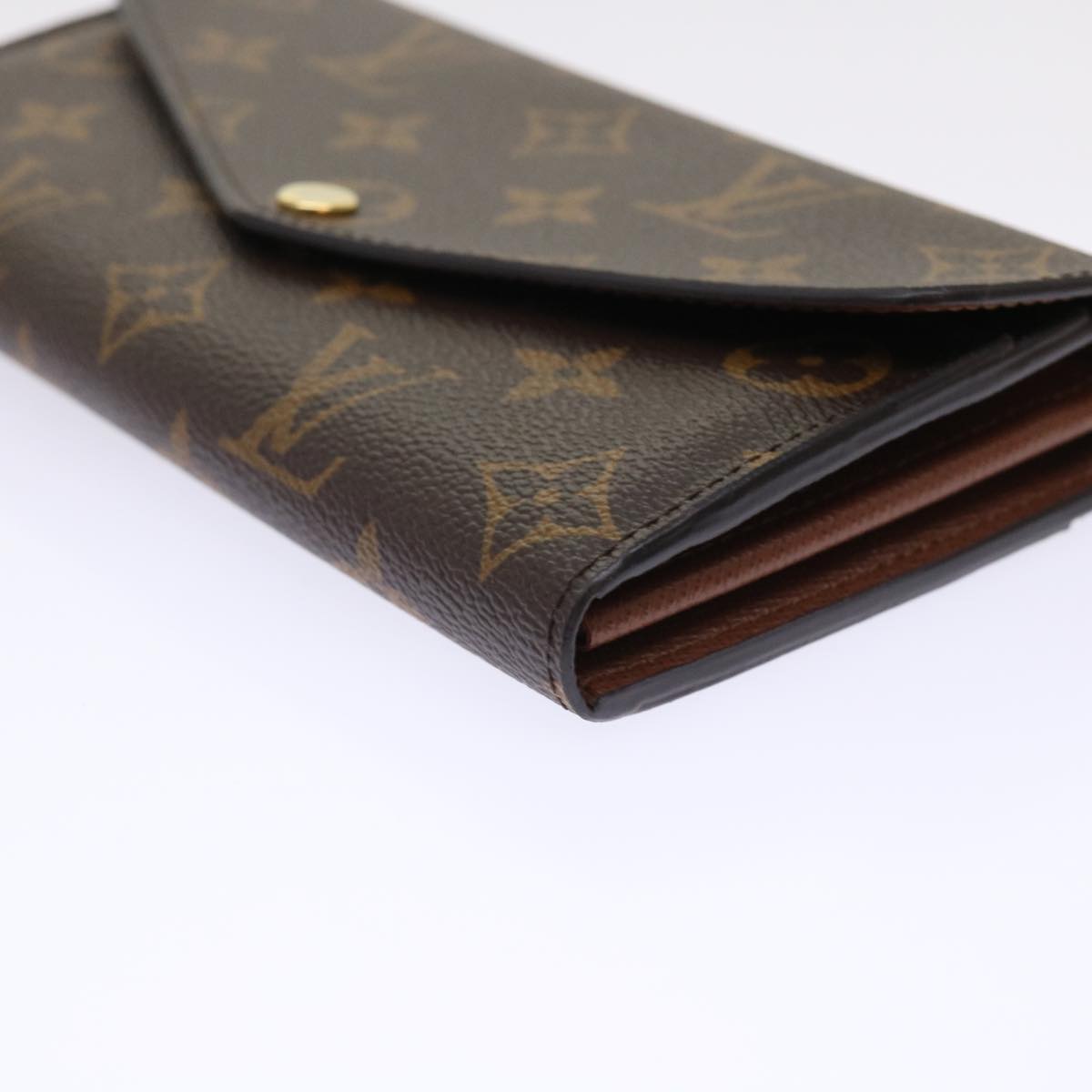 LOUIS VUITTON Monogram Portefeuille Sarah Long Wallet M60531 LV Auth 49959A