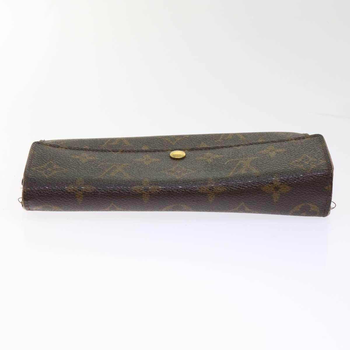 LOUIS VUITTON Monogram Portefeuille Sarah Long Wallet M60531 LV Auth 49970