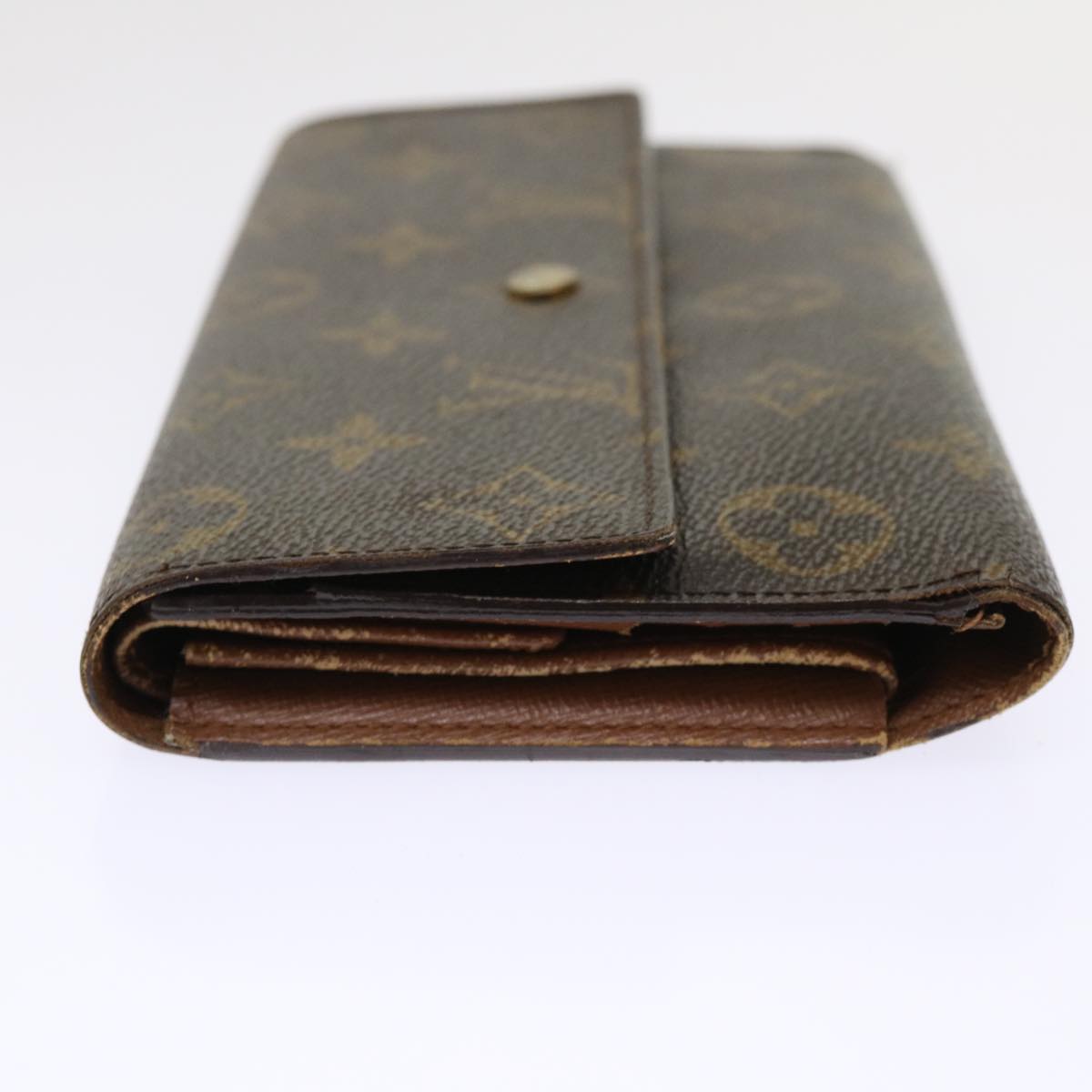 LOUIS VUITTON Monogram Portefeuille International Long Wallet M61217 Auth 49971