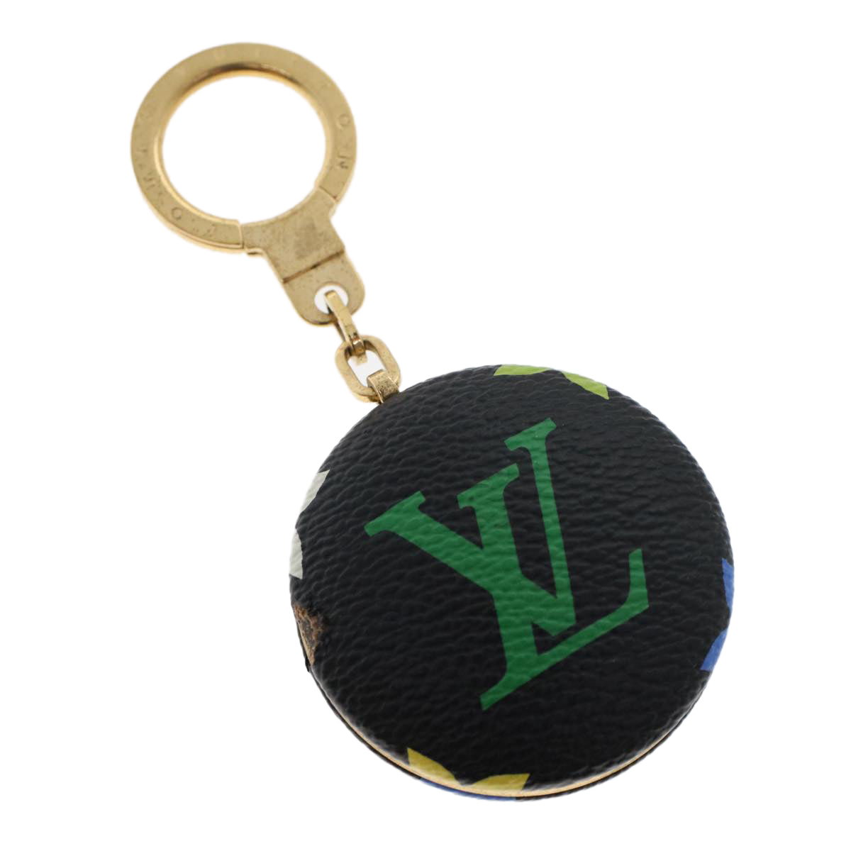 LOUIS VUITTON Monogram Multicolor Canvas Astropill Key Holder M51912 Auth 50014 - 0